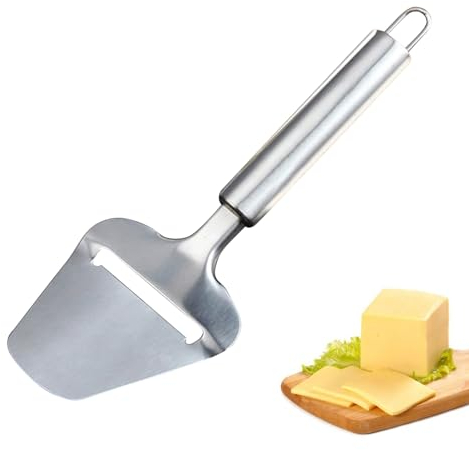 Cheese Slicer, Cheese Cutter Multi-Functional Cheese Slicer Stainless Steel Cheese Cutter Cheese Shaver Non-Stick Cheese Shaver, Anti-Slip Handle for Hard and Soft Cheese