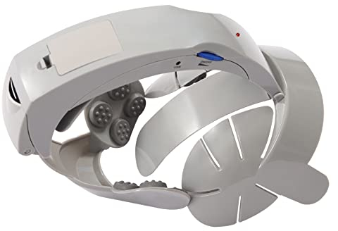 Kopfmassagegerät Elektrisch Helm, Kopfmassage Spinne Gehirn entspannen Akupunkturpunkte Stressabbau, Scalp Massager Helm Vibrationsmassagegerät zur Förderung der Blutzirkulation, Stressabbau, Haarausf