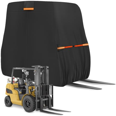 Copertura per carrello elevatore Copertura per carrello elevatore Impermeabile Protezione traspirante per carrello elevatore che può sollevare circa 3628 kg, Telo di copertura per carrello elevatore