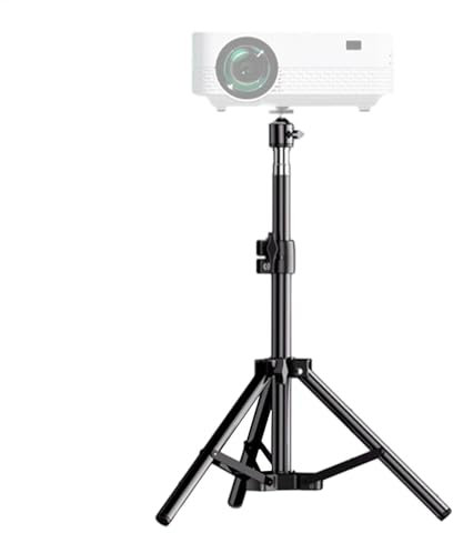 Projectorstand - Universals Metal Tripod Stand, Foldable Laptop Floor Stand | Multifunctional DJ Racks, Camera & Light, Perfect For Office, Home, Outdoor Movies