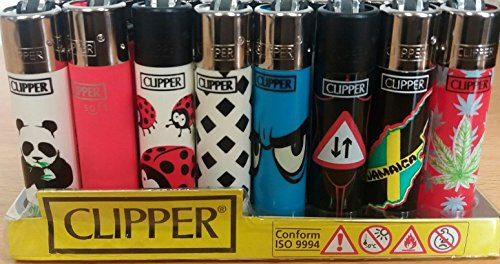 CLIPPER® Bolsas sorpresa Collector Mix Clipper mecheros más adiciones gratis (48 Clipper + pedernales gratis (1 pantalla)