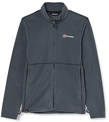 Berghaus Men's Prism Micro Polartec Fleece Full Zip Jacket Fleece Full Zip, Carbon, XS