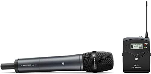 Sennheiser EW 135P G4-G, Set Microfono A Mano Senza Fili Portatile, Taglia Unica, Nero