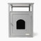 Lords & Labradors | Wooden Cat Washroom (Grey) Cat Litter Box | Cat Furniture | Cat Toilet | Enclosed Cat Litter Box | Wooden Cat House | Washroom with Door | Kitten Cabinet