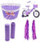 Mädchen Fahrradkorb Fahrrad Streamer Fahrradgriff Handschuhe 5er Set Kinderfahrradkorb Fahrradzubehör Fahrradkorb Für Mädchen Korb Für Kinderfahrrad Mädchen Fahrradkorb Für Mädchen Lila