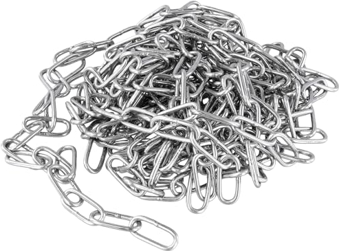 FUNSUEI Chaîne en acier inoxydable 304 au mètre - 6 m x 3 mm - Chaîne à maillons ronds en acier inoxydable pour balançoires, chaînes d'ancre, fauteuils suspendus