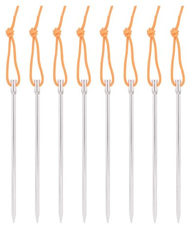 Zeltzubehör für Outdoor-Camping, Zelthering, Zelthering, Zelthering, Bodenanker, Legierung, Hering