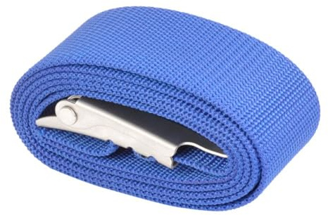 Diving Weight Belt Adjustable Scuba Snorkeling Belt,With Quick Release Stainless Steel Buckle,For Underwater Activities 150Cm(Blue)