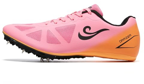 ORRZER Men's Track and Field Spikes Shoes for Women Lightweight Breathable Running and Cross Country Sneakers