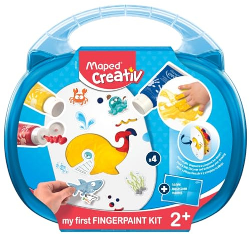 MAPED CREATIV 907004 Prima Infanzia Il Mio Primo Kit di Pittura A Dita