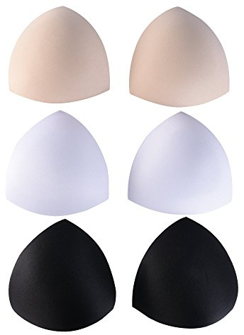 MenYiYDS- Sujetador extraíble Inserte cómodos cómodos Tazas deportivas Sujetador de mujer Inserto para bikini Top Bañador, 3 colores