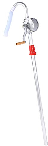 Crank Pump Diesel, 29L/min Aluminum Alloy Oil Pump Oil Barrel Pump Barrel Pump Gasoline Hand Pump Manual Pump for Liquids Lubricating Oil Fuel