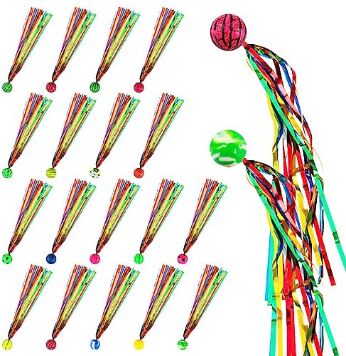 Fanshiontide 20 Stück Flummies für Kinder,Mitgebsel Kindergeburtstag Give Aways Kindergeburtstag, Flummis Kindergeburtstag, Elastisch Bälle für Junge, Mädchen(Durchmesser 1,18 Zoll)