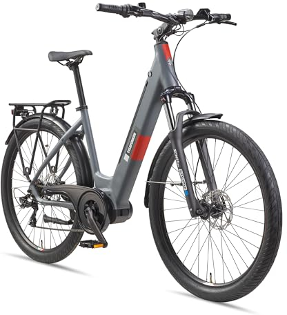 TELEFUNKEN E-Bike Damen 27,5 Zoll, Elektrofahrrad Mittelmotor, 7-Gang Kettenschaltung, Hydr. Scheibenbremsen - Pedelec SUV-Bike, SUV500
