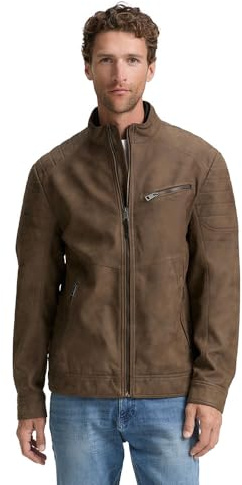 TOM TAILOR herr 1046229 Konstläderjacka