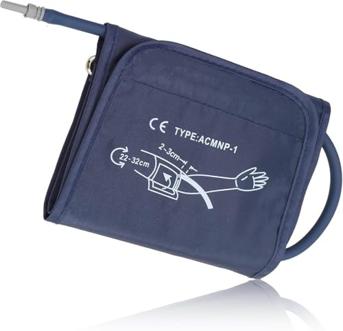 Small Size Blood Pressure Cuff 8.6-12.5 Inches Adjustable Replacement Portable Blood Pressure Machines Cuff Compatible with Other BP Monitors, Replacement Cuff for Kids and Women Arms (Dark Blue)