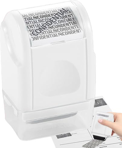 a rullo con protezione contro il furto di identità, blocco indirizzi, per la sicurezza della privacy, per furto e sicurezza, rulli riservati per spedizione, scrittura, documenti, lavaggio