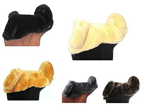 PS Pferdeartikel Universal Lammfell Sitz für REIT Pads Farbe Natur