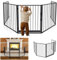 Aufun 5-TLG - Rejilla de protección para chimenea (metal, 60 x 76 cm, seguridad para niños, 305 cm)