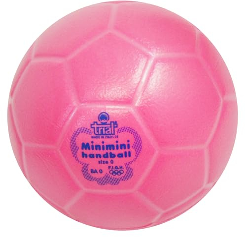 Trial Handball Super Soft | Soft-Handball | Weiches Material, IHF-Zertifizierung | Indoor-Training | Gummi | Miniball | Pink