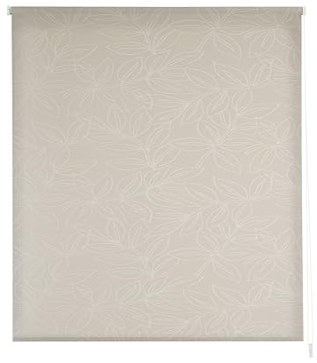 Estoralis Selene | Estor Enrollable Diseño Moderno | Translúcido Jacquard | Color Beige | 130 x 255 cm (Ancho/Alto) Tamaño Tela 127 x 250 cm | Estores para Ventanas y Puertas