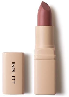 Inglot Creamy Soft Lipstick - Cremiger Lippenstift | Feuchtigkeitsspendend und vollere Lippen | Intensive Farbe | Lang anhaltend | Volle Deckkraft | 4,4g | 506