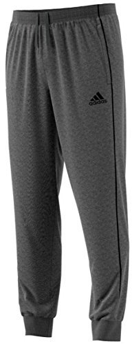 adidas Herren Core 18 Sweat Trainingshose, Dark Grey Heather/Black, M
