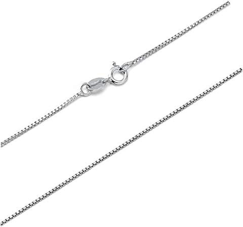 Gold Gala Collar Fina Plata Plata de ley 925 Cadena de Frenar para Hombre Mujeres Made in Italy (45)