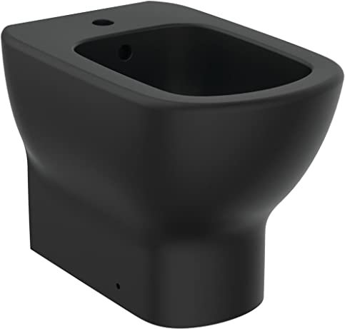 Ideal Standard T3540V3 Tesi Bidet mono-trou pour installation du fil mural. Couleur : noir soie.