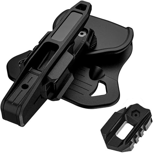 ZONSUSE Fundas de Armas de Caza Universal, Funda Táctica Oculta, Funda Pistola Pierna, Funda para Pistola Ajustable, para Tiro Entrenamiento Caza y Juegos de rol (Funda OWB)