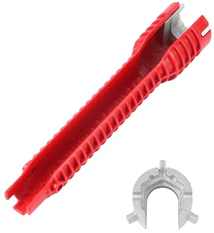 Outil ergonomique pour salle de bain Clé d'évier Installation sanitaire pour l'installation sans couture de tuyaux d'eau et de robinets