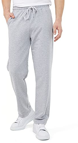 COMEOR Herren Jogginghose Herren 2021 Trainingshose, Grau, M EU