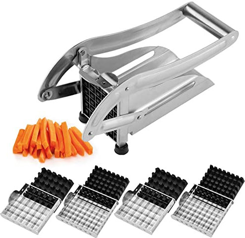 Yusheng Coupe-Frites,Pommes Terre Manuelle | Hachoir à oignons et Pommes Terre Manuel qualité Commerciale Life, Parfait pour la préparation des Aliments