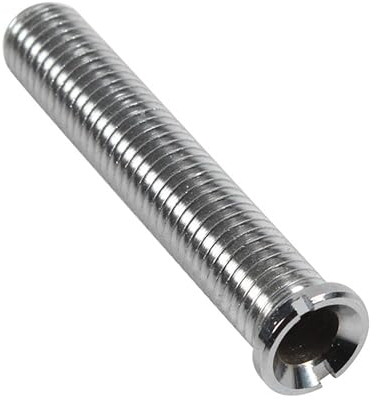 M12 x 70 mm Kitchen Sink Basket Screw, Hollow Screw Sink, Brass Hollow Screw for Strainer Basket Valves, Sink Basket Screw for Sink Strainer Plug, Kitchen (Silver)