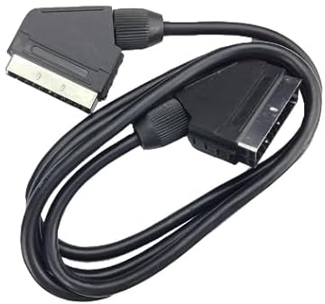 Scart Kabel RGB True 21-Pin, BolAAzuL Composite RGB Scart zu Scart Kabel für Fernseher, Recorder, DVD-Player, Videorecorder, STB Scart AV-Kabel Lead Scart