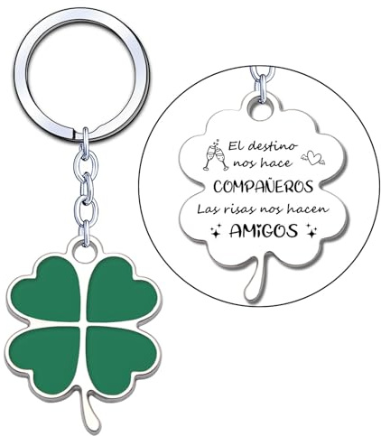LUODAN Regalos Colegas Llaveros Regalos Para Amigas Regalos Despedida Regalos Empresa Navidad Regalo Compañera Trabajo Regalo Despedida Compañero Llavero Regalos Colegas Amigos Personalizado (1)