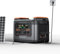 NECESPOW Balkonkraftwerk mit Speicher S2400, Tragbare Powerstation 2047,5Wh/AC 2400W (4000W Spitze), All-in-One Stromspeicher mit Mikroinverter, MPPT-Eingang 1200W, Solargenerator für Hause Camping