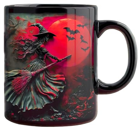 Generico Coppa da tè stregone, da bere da 325 ml - Coppa per la colazione in ceramica per il weekend di compleanno di routine mattutino