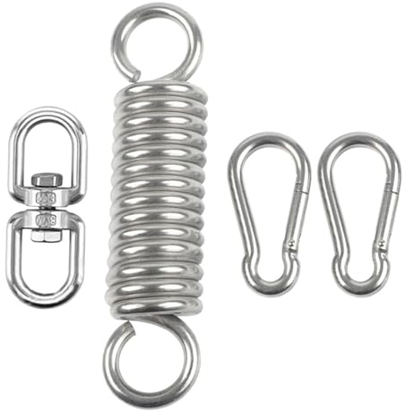 Haodream Torsioni a Molla Sospensione Versatili Sedie sospese con Gancio Sospensione per Sospensione a soffitto a Dondolo e oscillante
