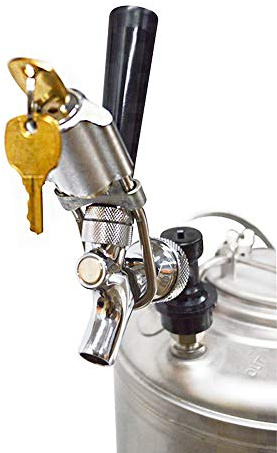 CellarBrew Verrou de robinet enveloppant pour fût de bière compatible avec les robinets de bière et de vin standard pour brassage maison