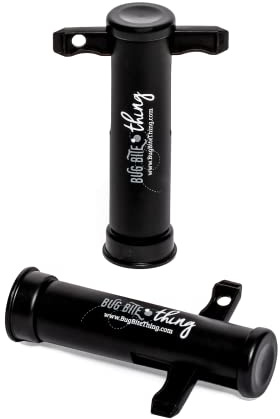 BUG BITE THING Suction Tool, Poison Remover - Bug Bites and Bee/Wasp Stings, Natural Insect Bite Relief- Black/2 Pack