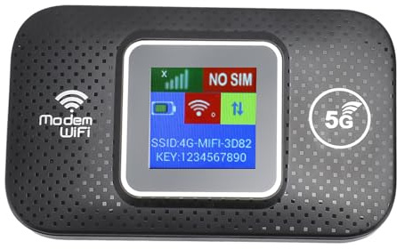 Unlocked Mobile WiFi Hotspot, 4G LTE Router with SIM Card Slot for Asian, 150Mbps Download Speed, 10 Connected Devices, Wireless Internet Router Devices for Home Office Travel