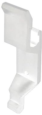 Support de Poignée d'Espagnolette pour Volet Battant - Système de Fermeture pour Volet battant et Persienne - Blanc mat en matière Polyamide Résistante - Longue Durabilité - Fabrication Française