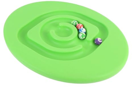 Child Equilibrium Platform, Compact for Children to Balance Egg Shaped Training Equipment for Kindergarten (Green)