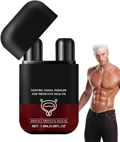 Stick inhalateur nasal - 1,8 ml de inhalateur nasal | Inhalateur de secours de la prostate à double fonction | Stick nasal pour retrouver la confiance, restaurer l'énergie et la vitalité