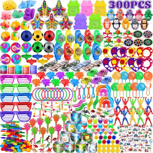 nicknack 300 Piezas Juguetes de Fiesta a Granel para Piñatas Cumpleaños