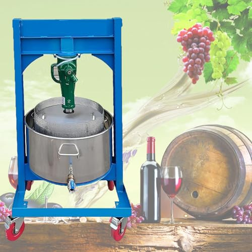 Pressa per frutta in acciaio inox da 8 l, per sidro e uva per la vinificazione domestica, Restaurantsnullnull