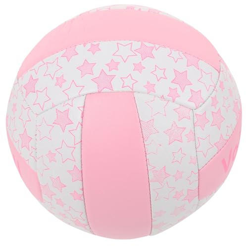 FUNOMOCYA Pallone da Pallavolo Indoor Misura Ufficiale 5 Morbido Palla Gonfiabile da Allenamento per Esame di Ammissione e Pratica Sportiva