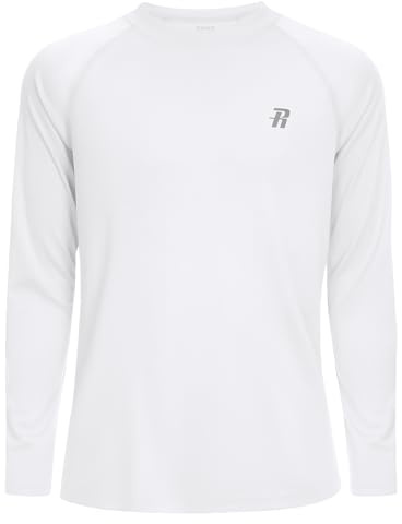 Runhit Kids Rash Vest Long Sleeve, UPF 50+ Sun Protection Swim Top, Quick Dry Rash Guard T-Shirt for Beach Running Fishing Surfing Outdoor Sport