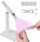 Mini UV Lampe für Gelnägel: Minicure UV Lampe für Nägel, Tragbare UV Nagellampe mit Ständer, 3W UV Led Lampe für Gelnägel, 20s/60s Timing-Modi, USB-Aufladung, Klein LED Nagellack Trocknergerät